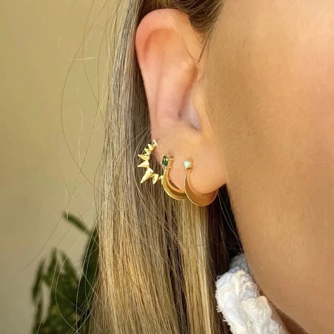 ÖRHÄNGEN⚡️i 18k guldpläterat 925 sterling silver