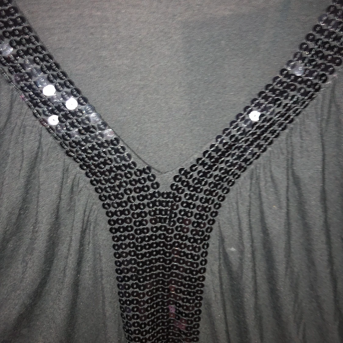 Svart blus/ topp stl S - 91