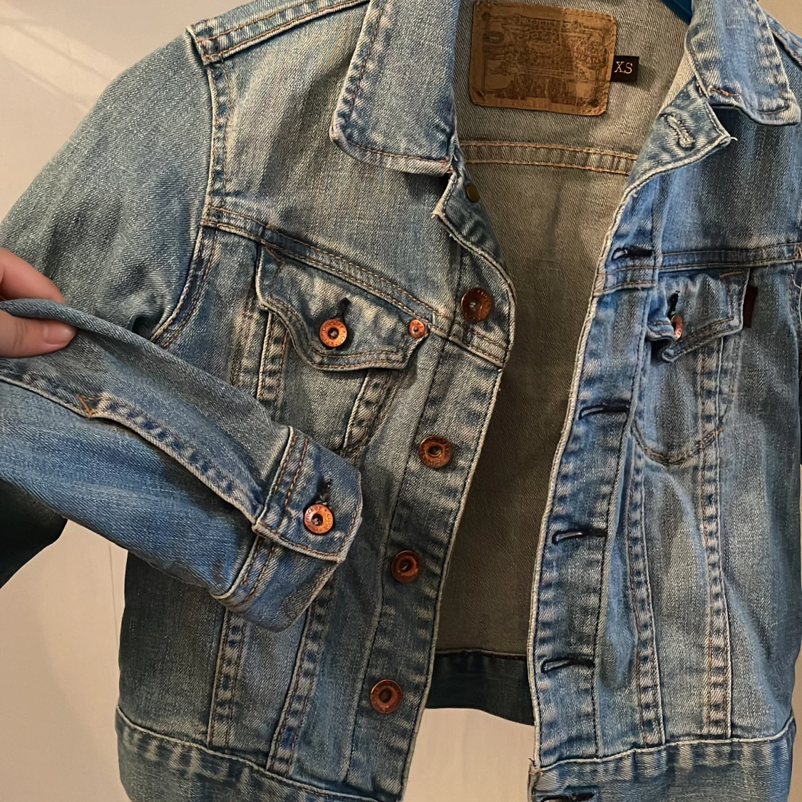 Jeansjacka kort modell  - 90