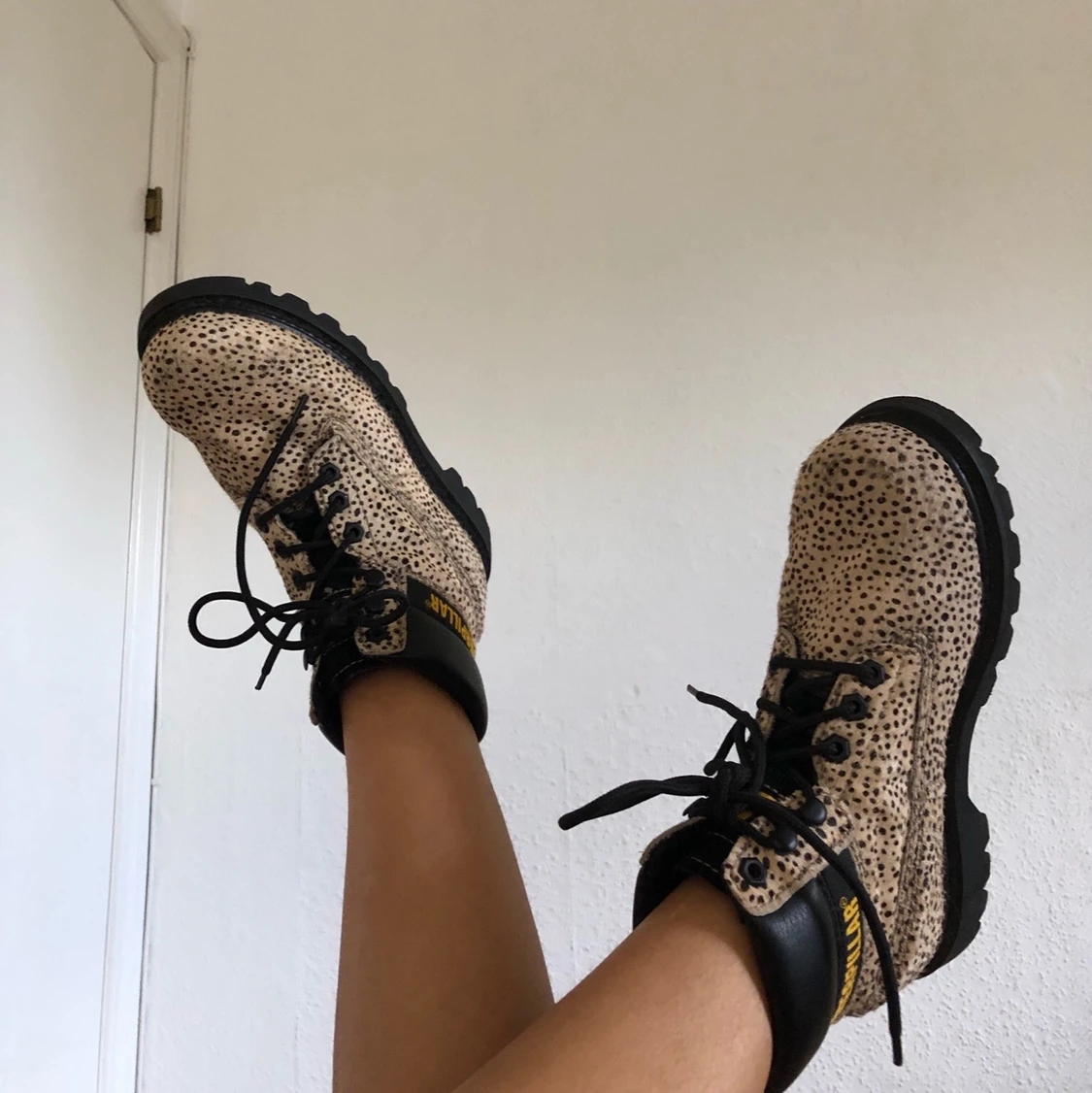 Dotted boots from Caterpillar