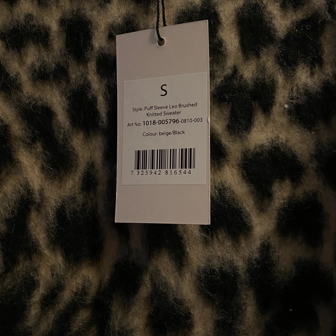 Stickad leopard tröja från NA KD - 90