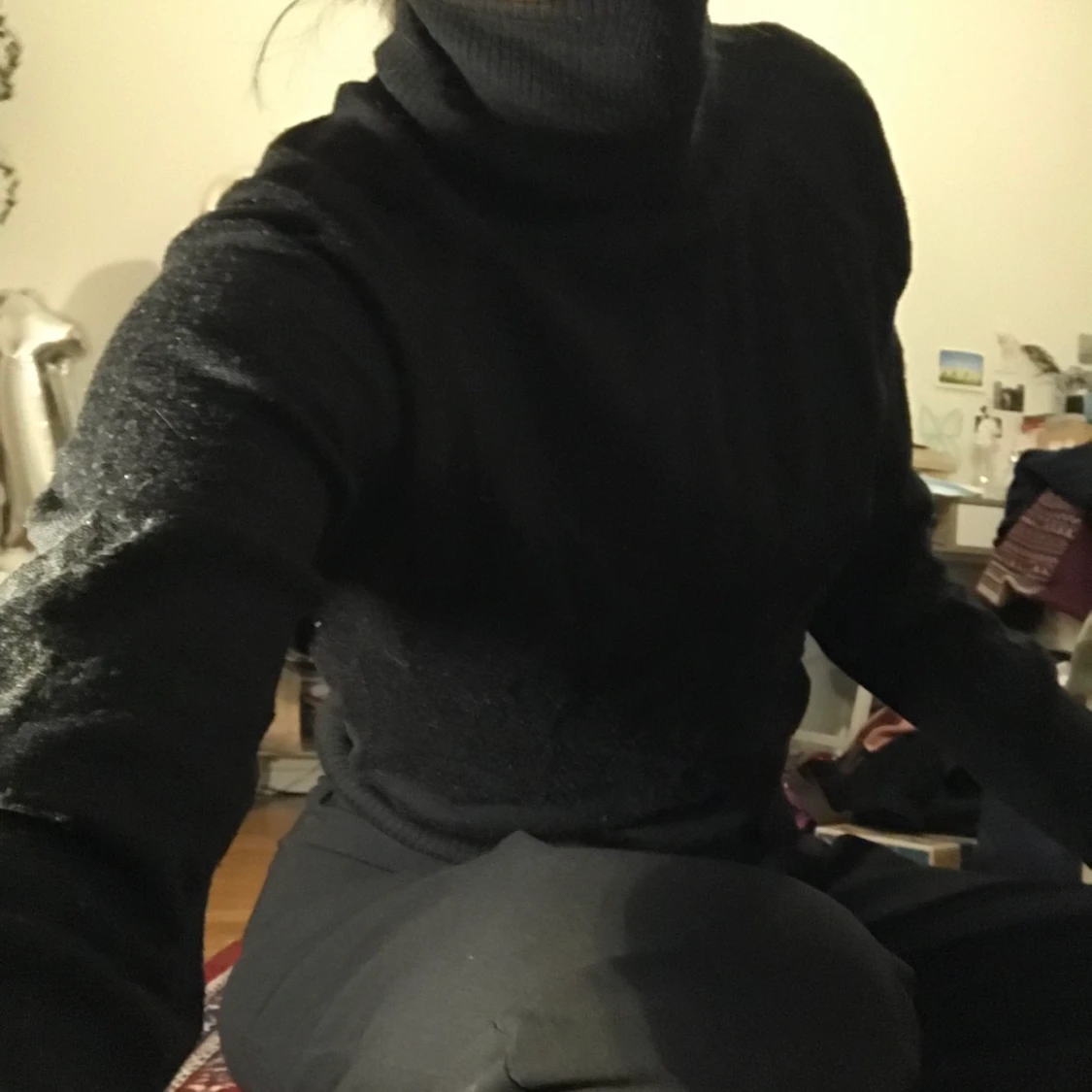 Vit och svart polo tröja 