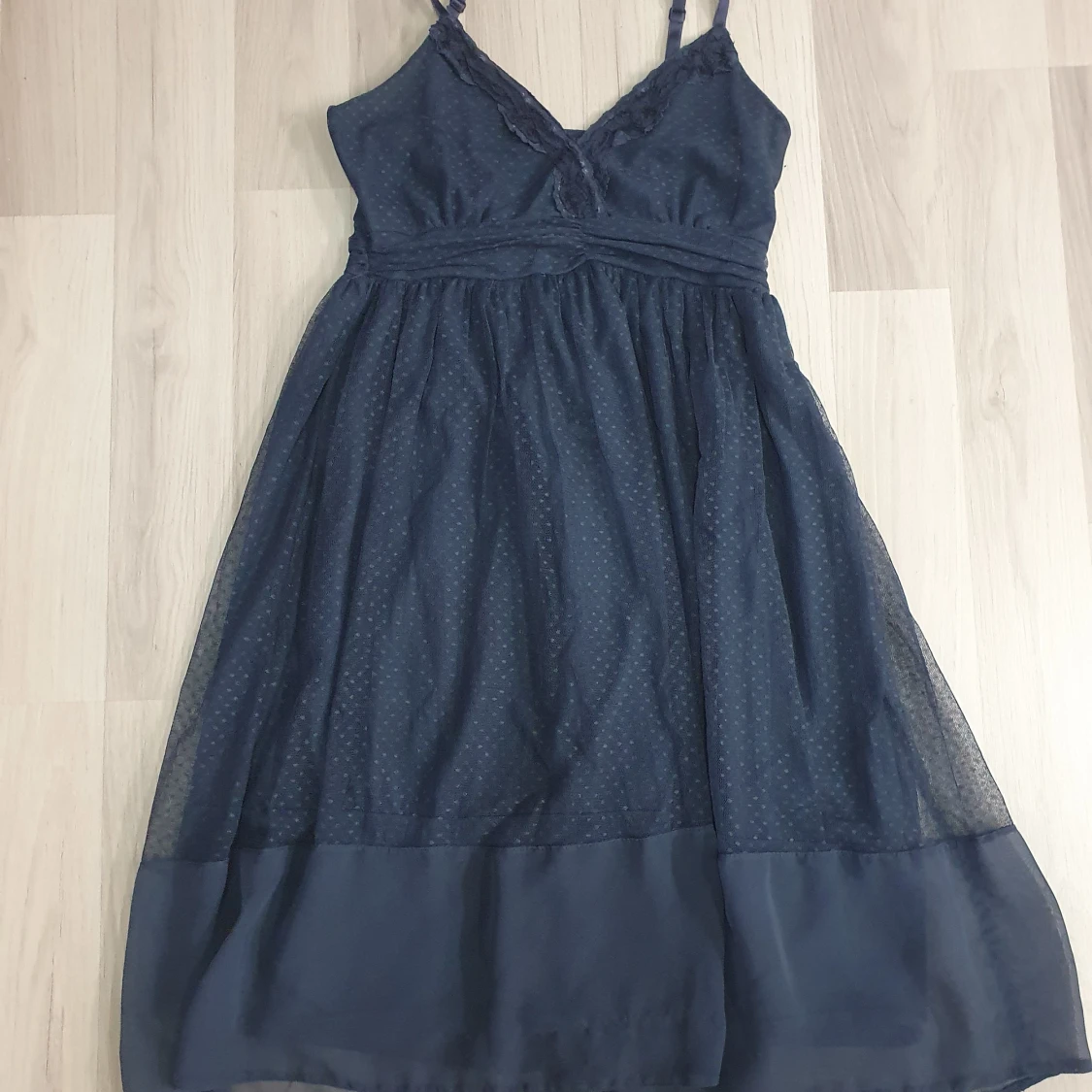 Klnning mörkblå stl M