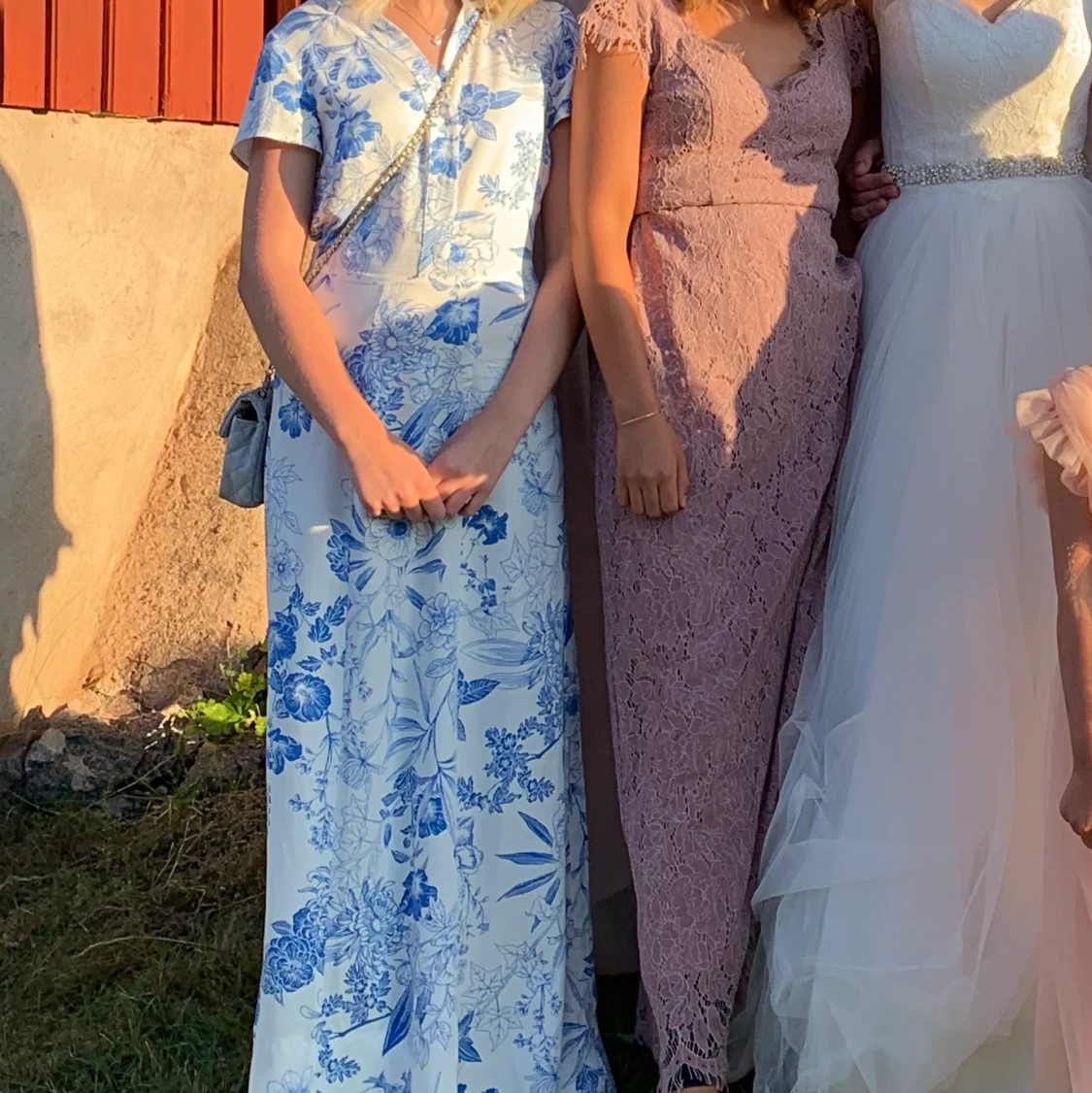 Rosa långklänning - 91