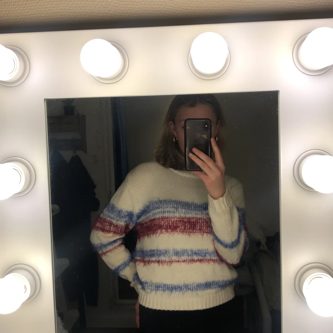 Mysig stickad tröja  - 90