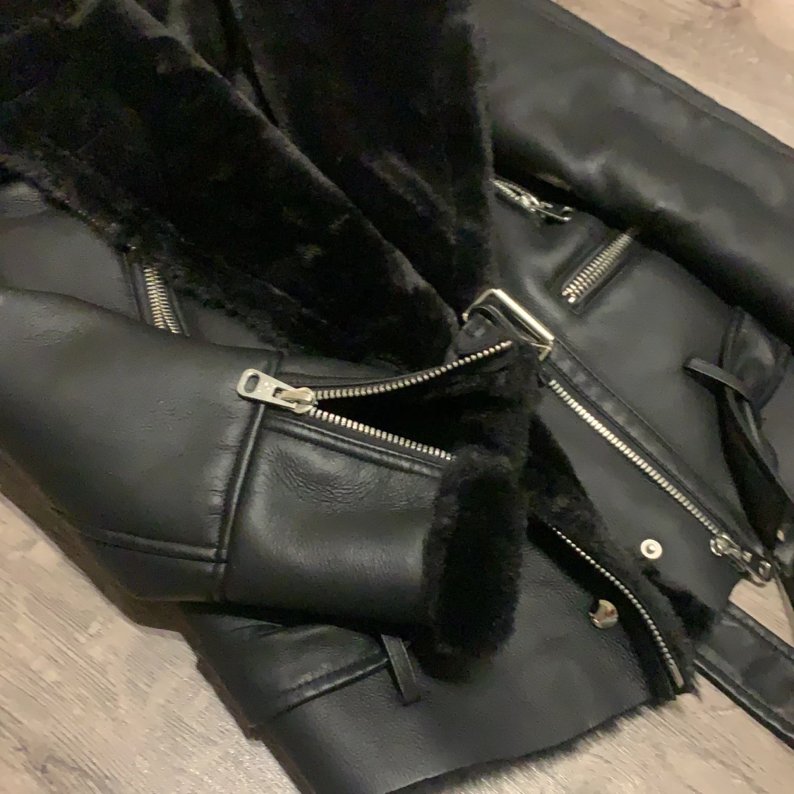 Snygg, oanvänd bikerjacket - 91