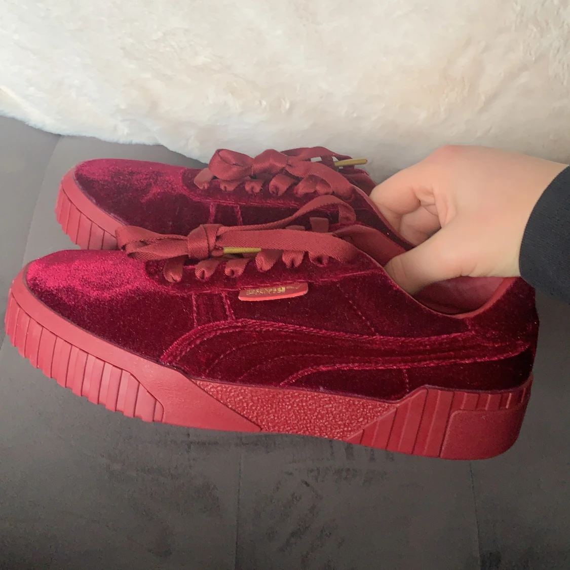 Puma cali velvet red canvas - 90