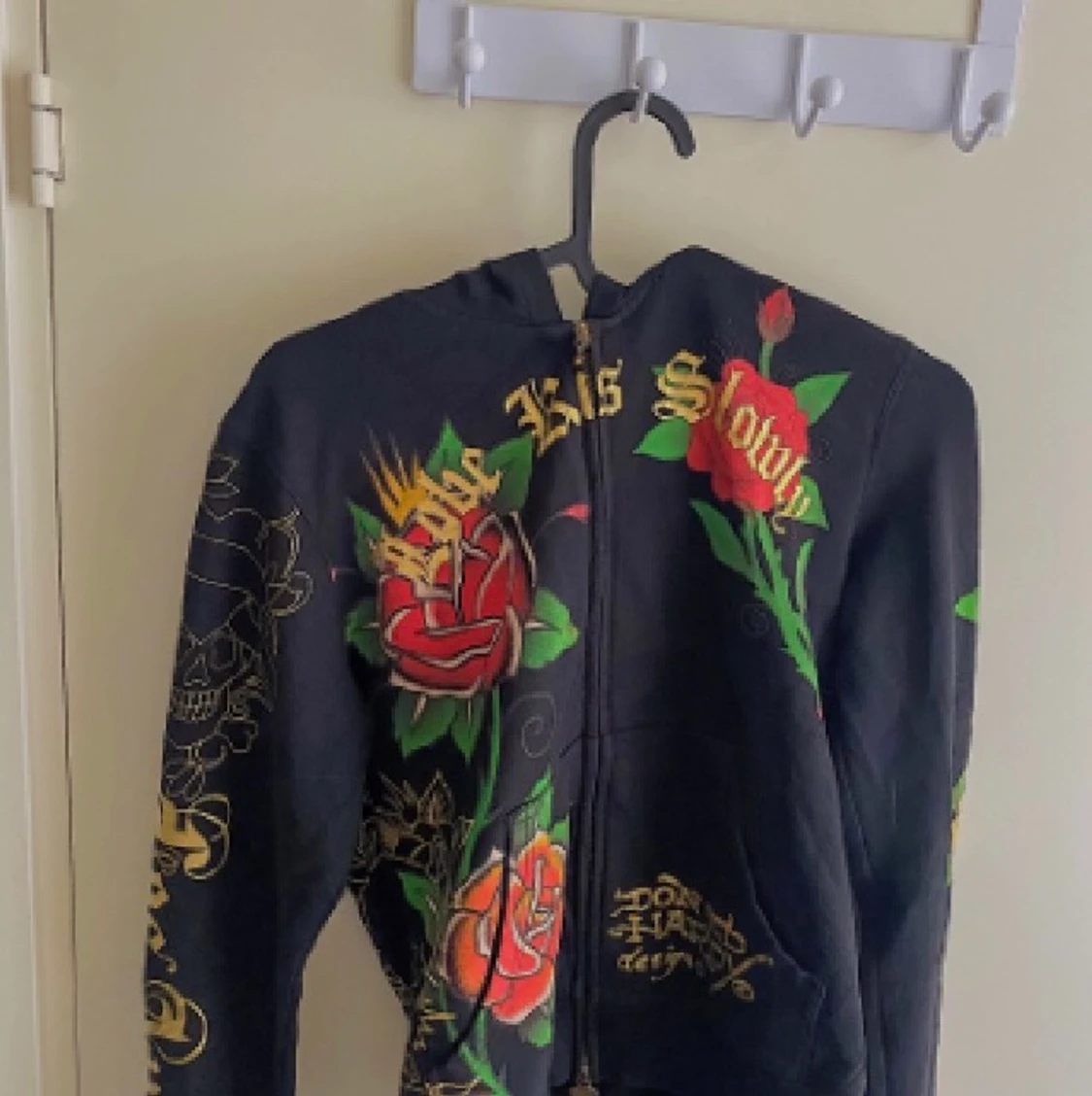Ed Hardy zipup hoodie  - 90