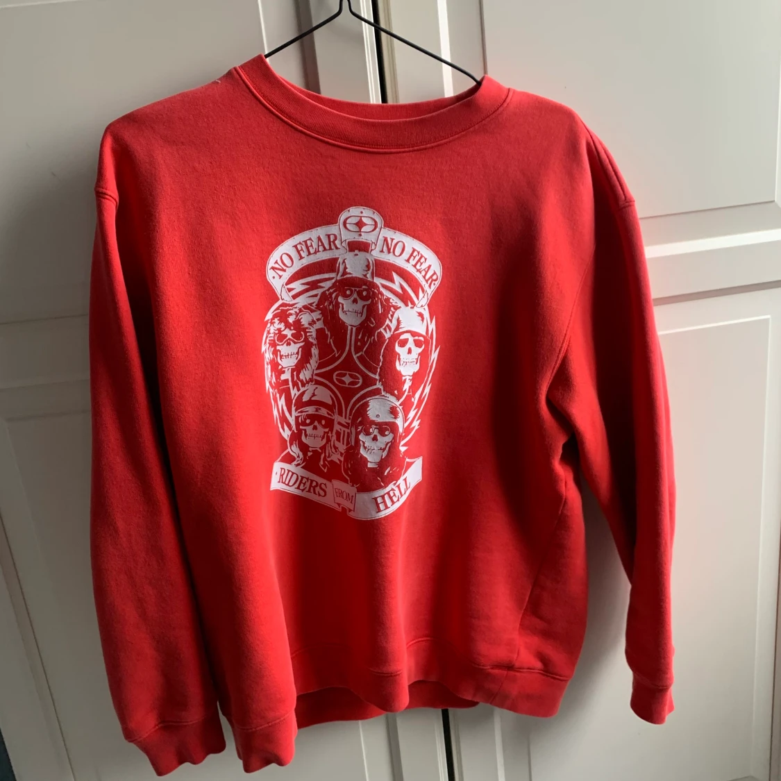 Vintage sweatshirt med coolt tryck
