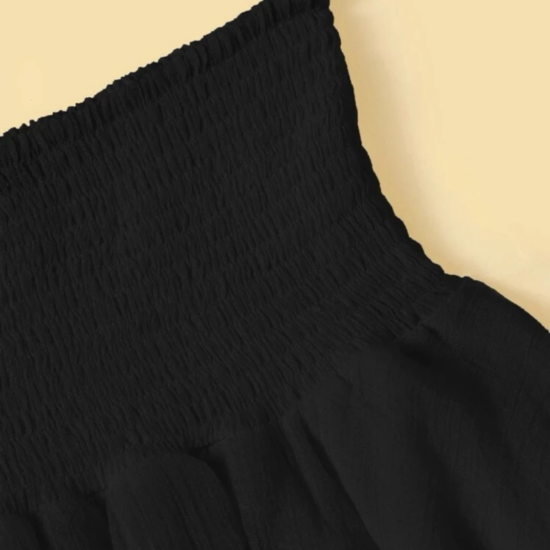 Svarta volangkjol - 90