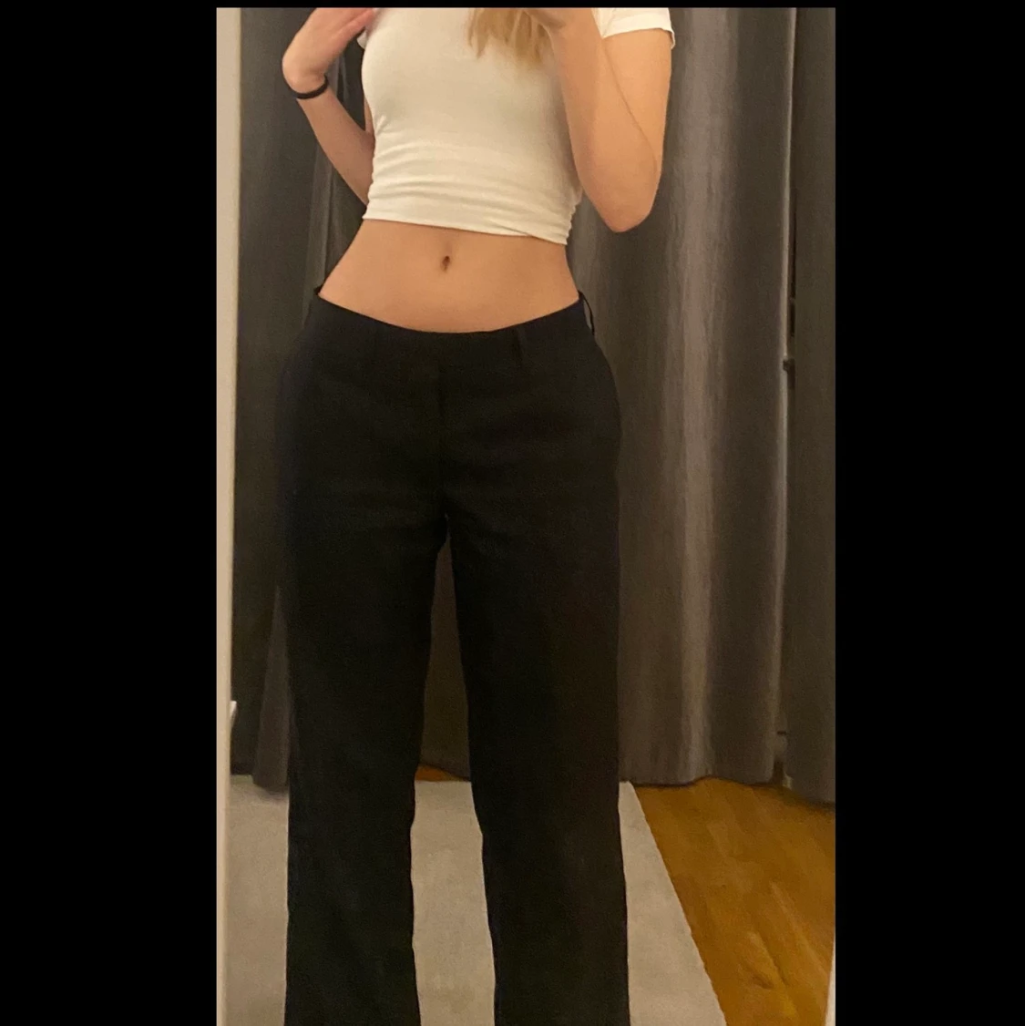 Lågmidjade kostymbyxor  - 90