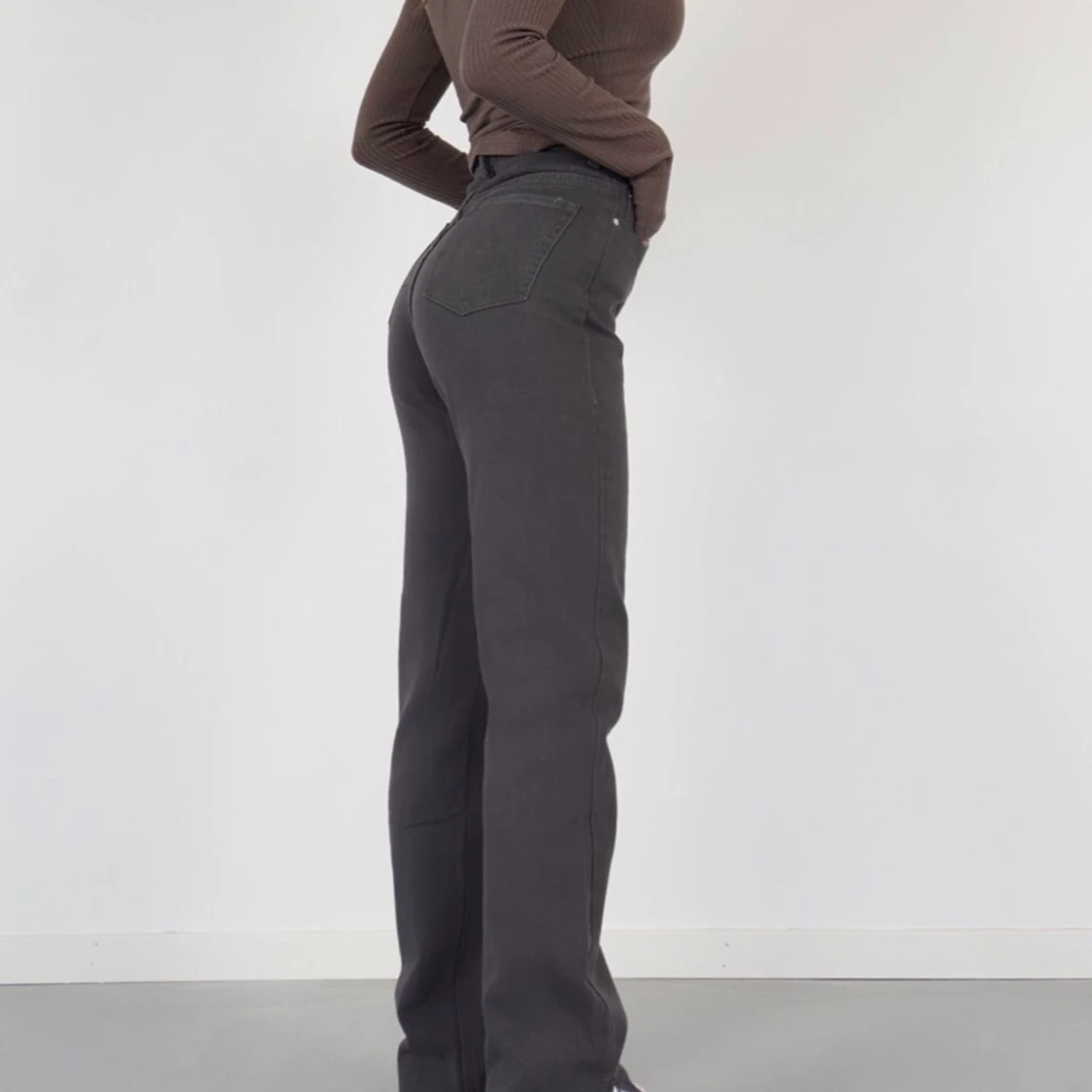 Jeans med slits - 90