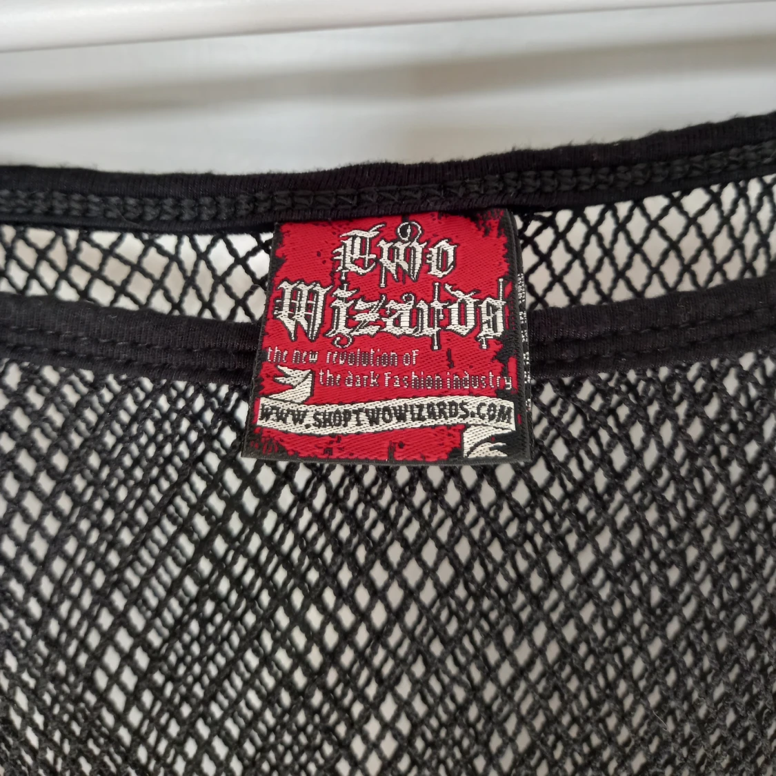 svart fishnet tröja - 90