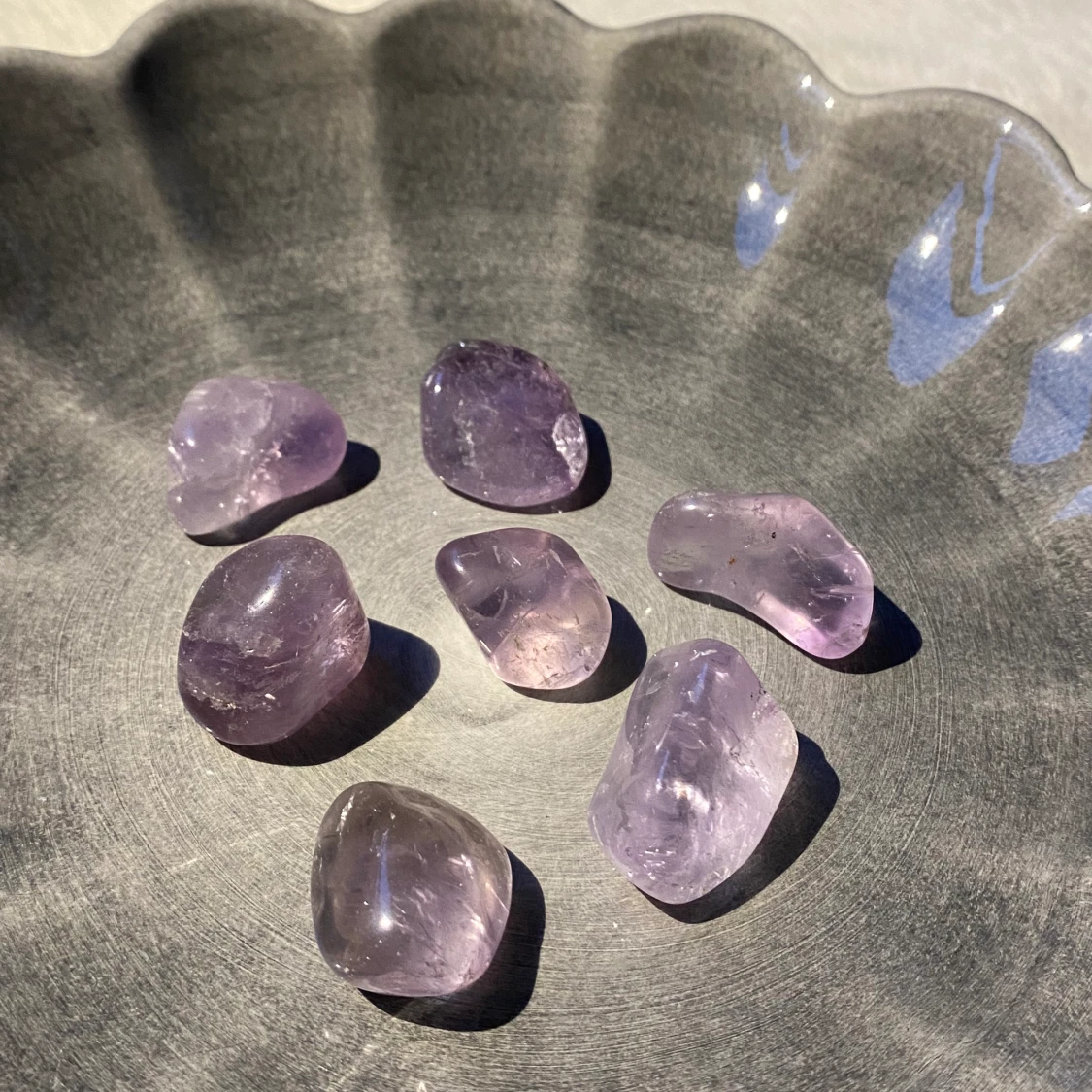 Ametist tumbles  - 90