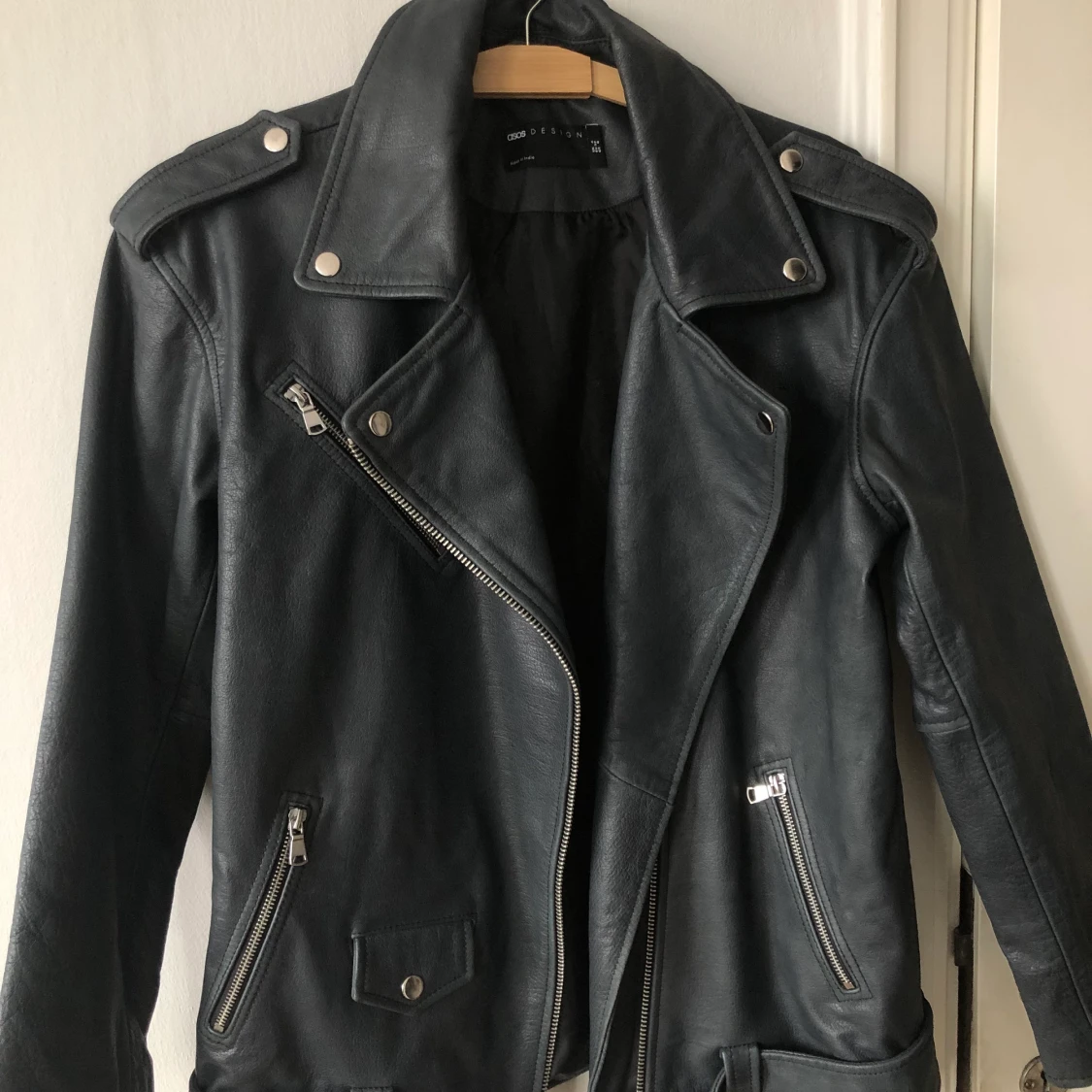 100% äkta läderjacka - ASOS design  - 90