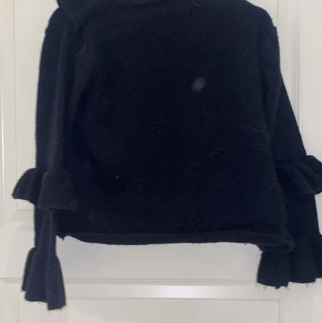 svart stickad tröja - 90