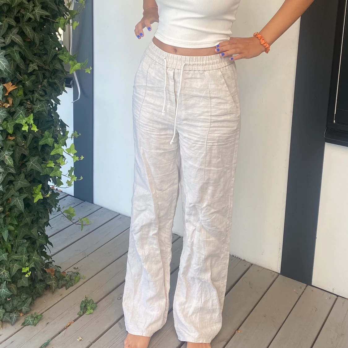 Zara linnebyxor  - 90