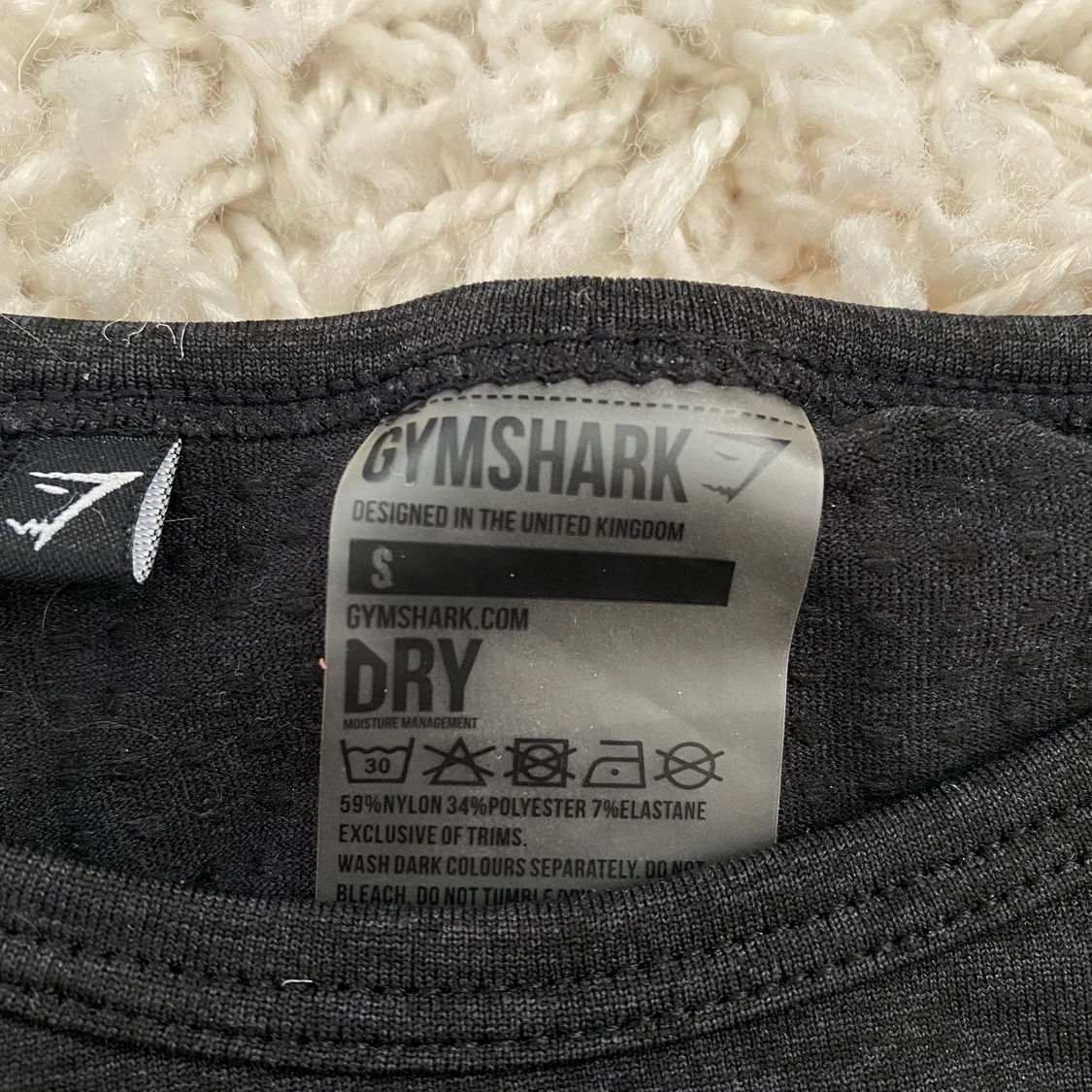 gymshark vital long sleeve crop top  - 91