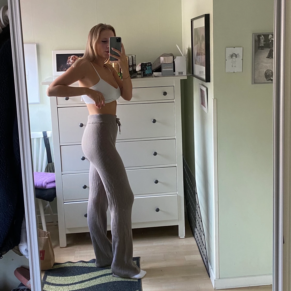 Ribbade mjukisbyxor ifrån LXA  - 90