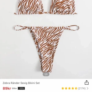 Shein - Säljer även denna as coola bikini som tyvärr inte satt bra på mig! Har endast provats på en gång! Frakt ingår inte i priset