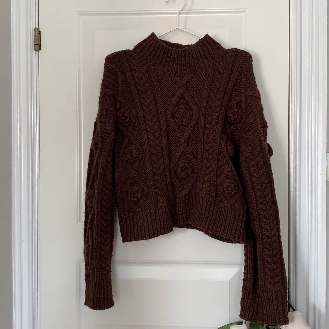 Kabelstickad tröja - 90