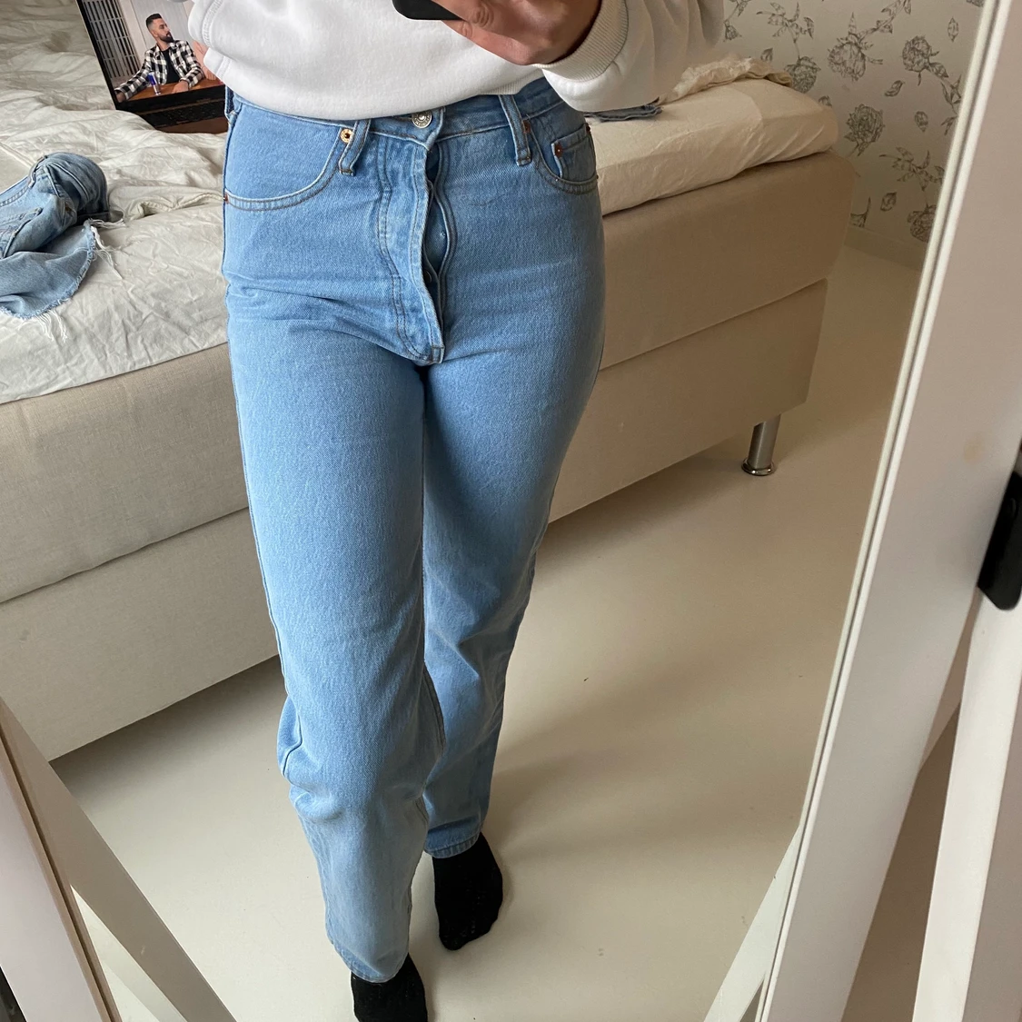 Långa, raka jeans från Levis  - 90