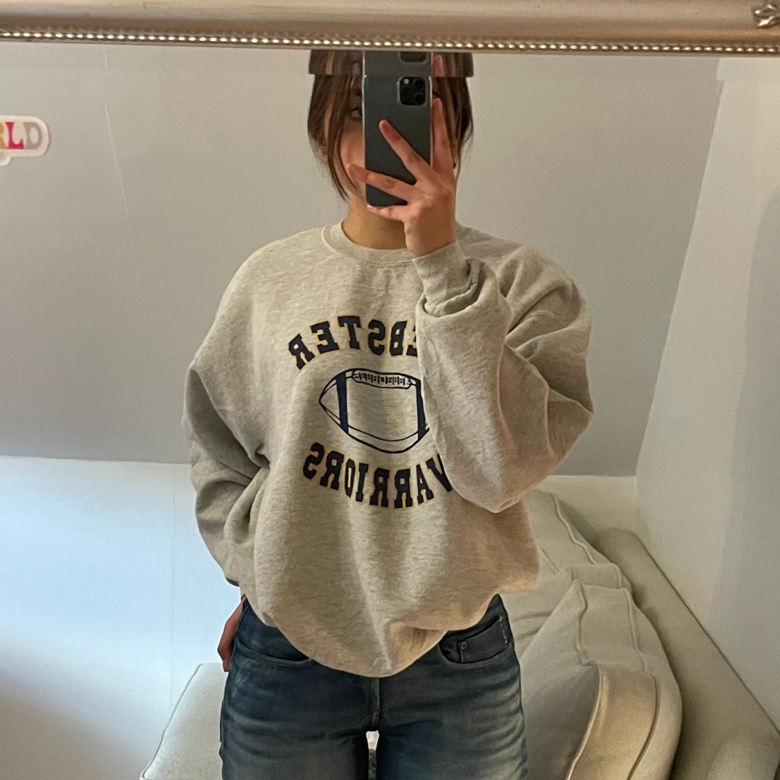 Vintage Webster Warriors Sweatshirt  - 90