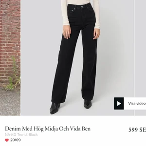 Svarta jeans - Jeans från nakd , knappt aldrig använda för dom är lite för små för mig.