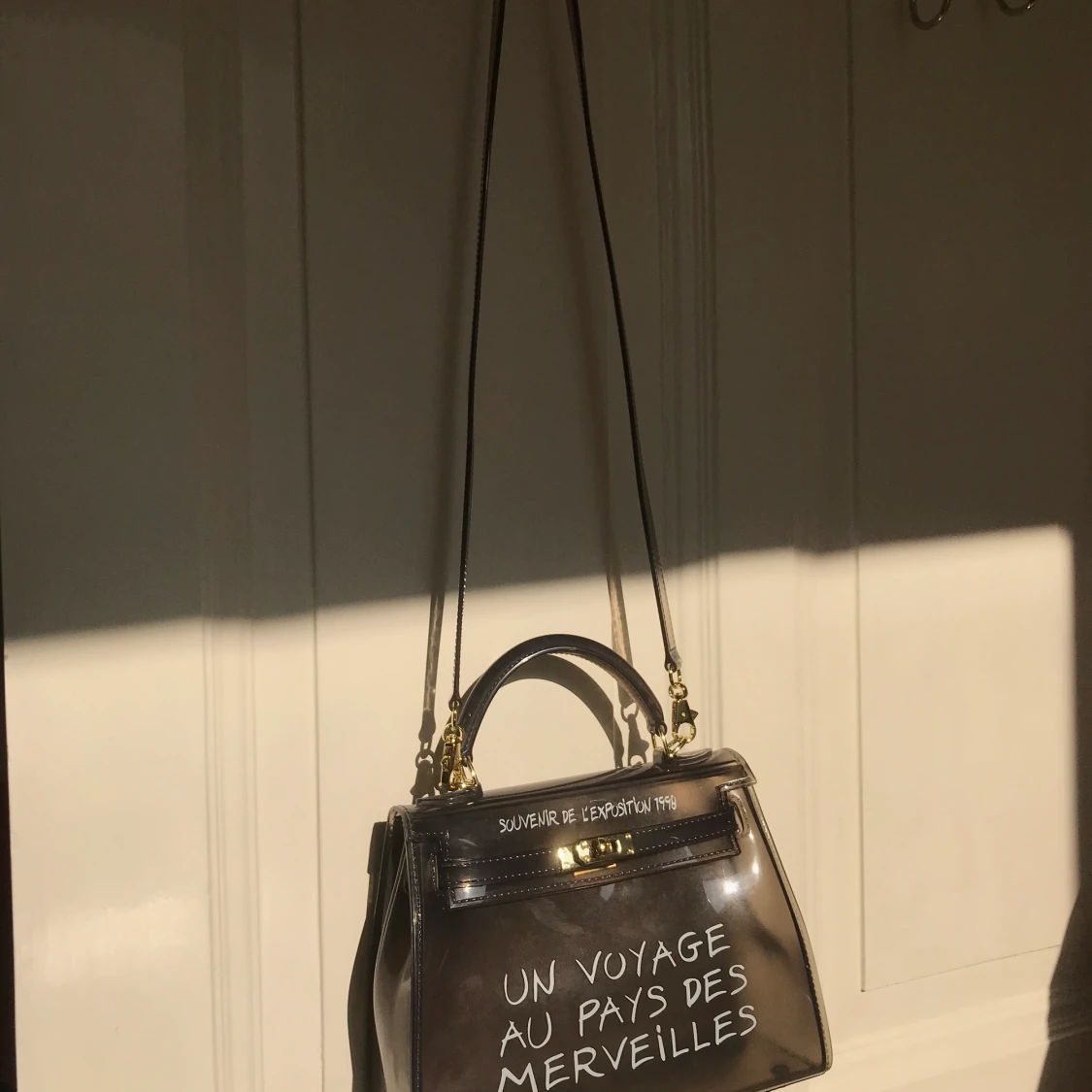 Svart PU väska  - 90