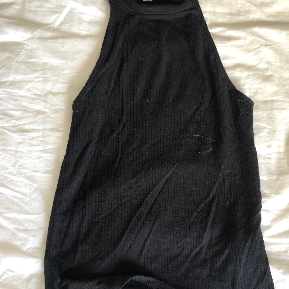 Svart turtleneck utan ärmar - 90