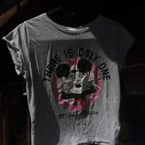 T-shirt  - T- shirt med fint tryck på mussepigg ganska använd  