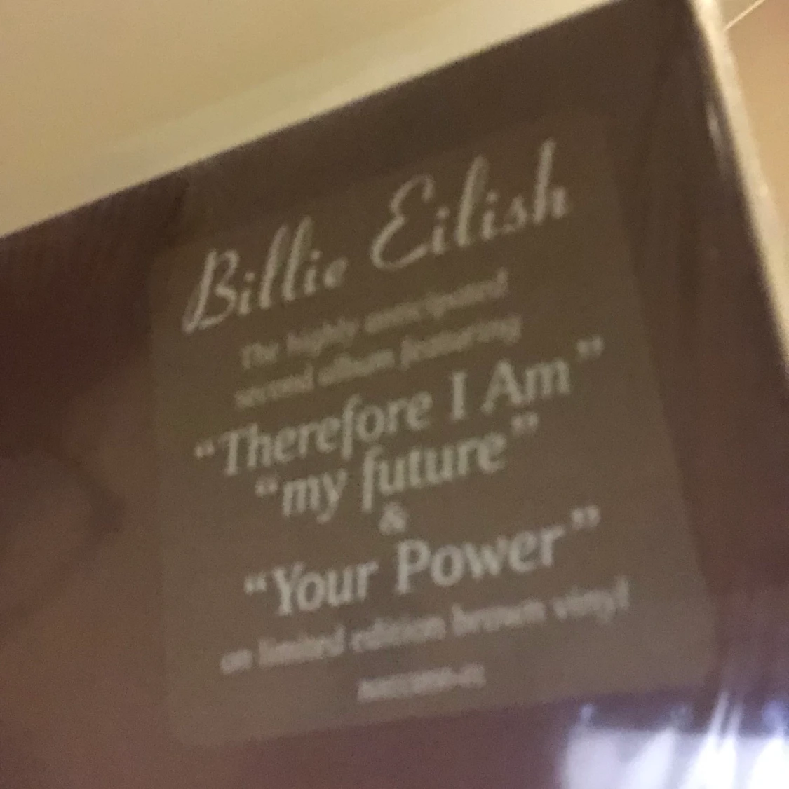 BILLIE EILISH VENYL - 90