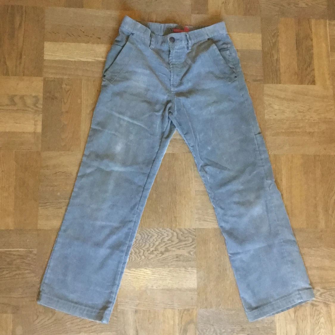 Gråa Manchesterbyxor - 90