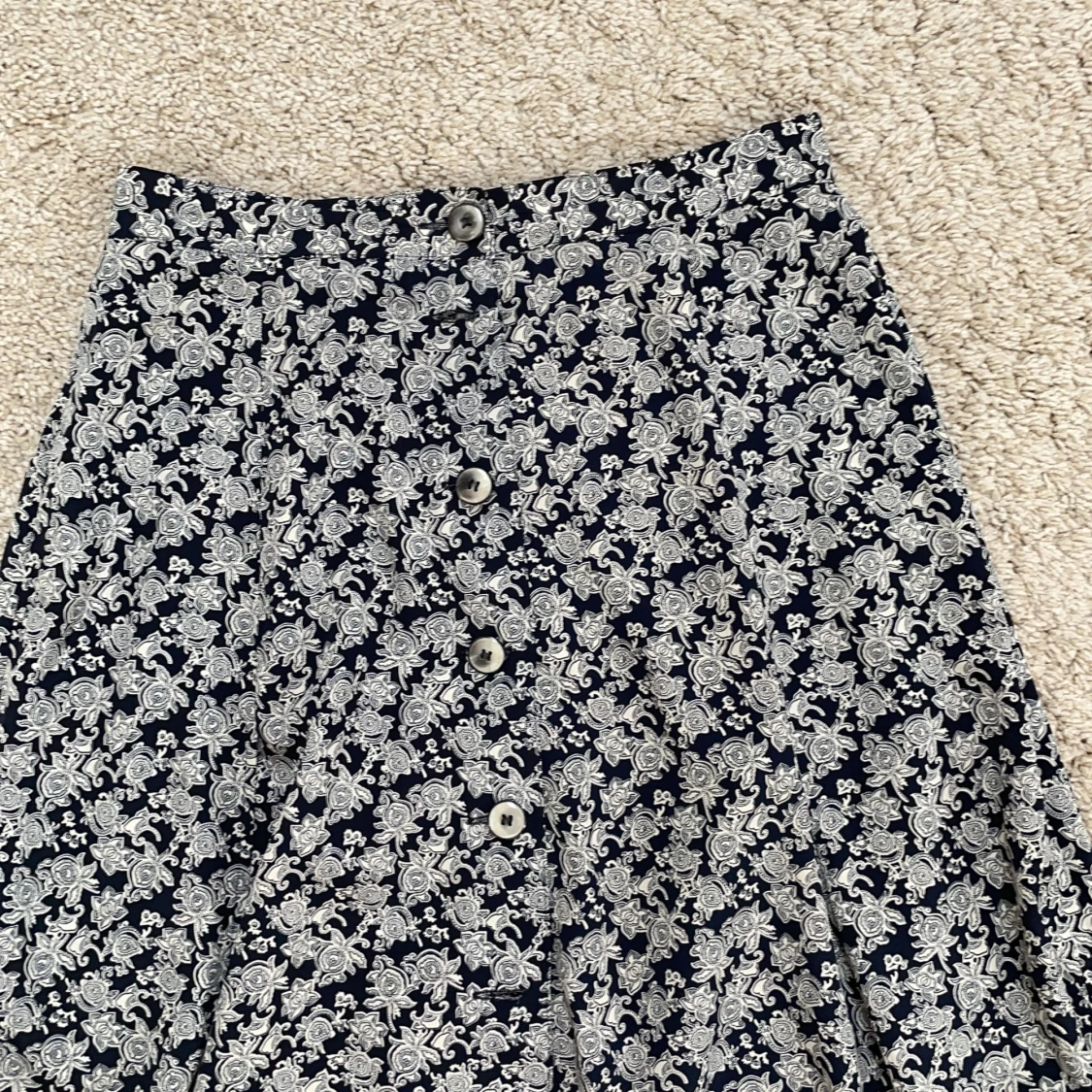 Mörkblå långkjol - 91