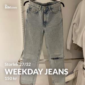 Weekday jeans som knappt använda. Storlek 27/32