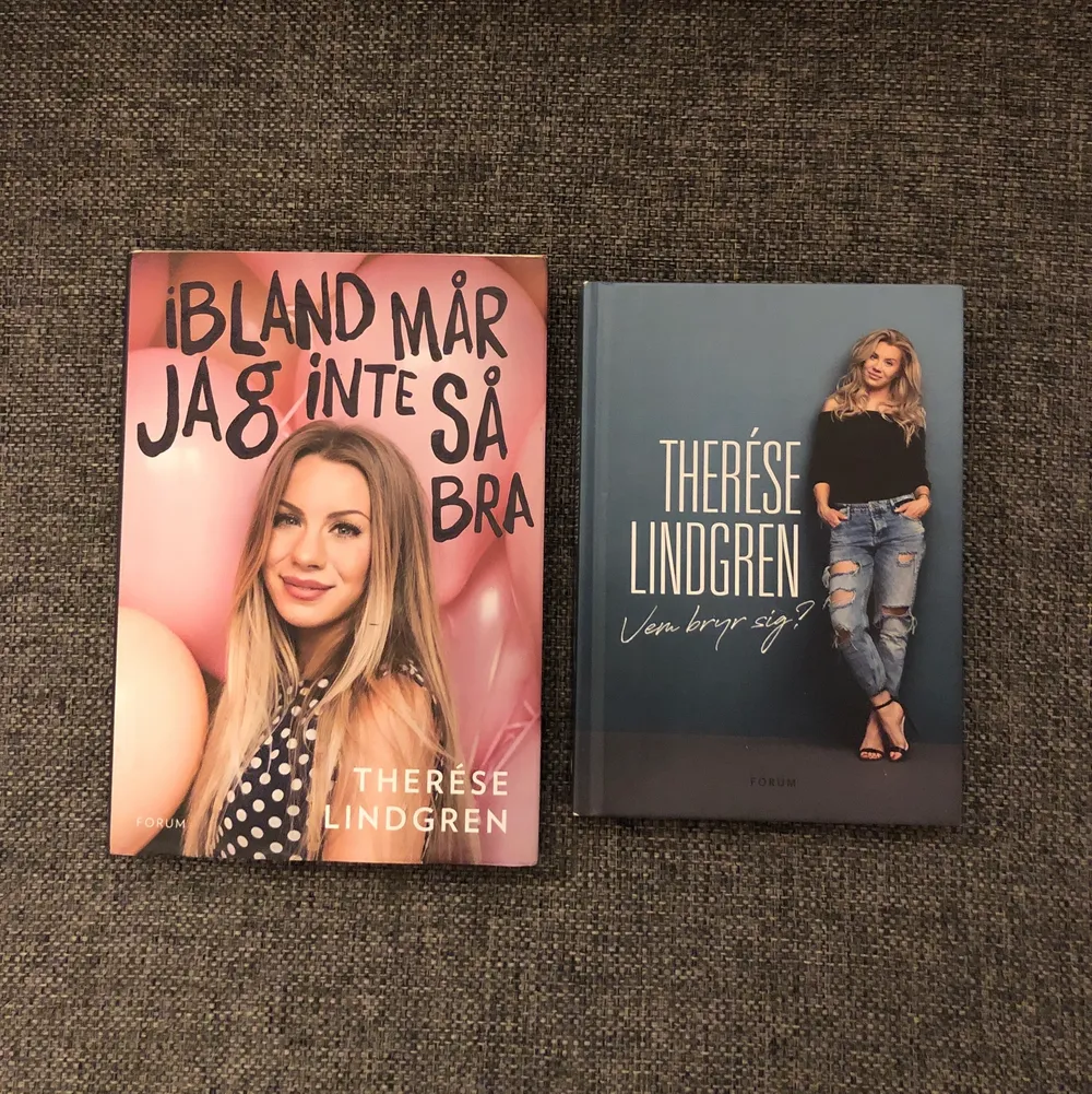 Therese Lindgren böcker i nyskick! Båda två för 99kr💕. Övrigt.