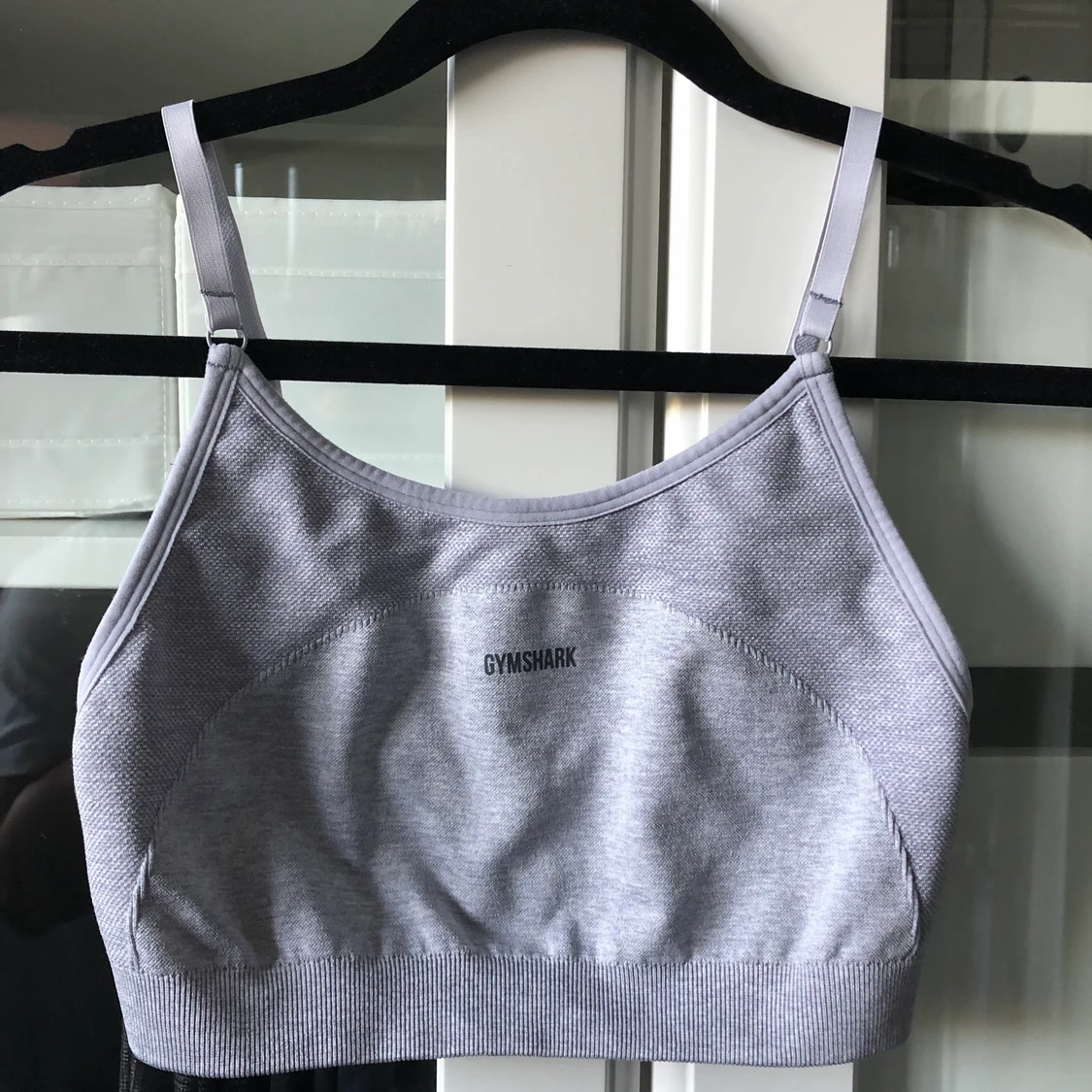GymShark Ljusgrå Sport BH