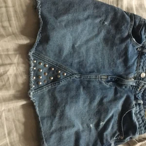 Blå kjol - Kort mini 