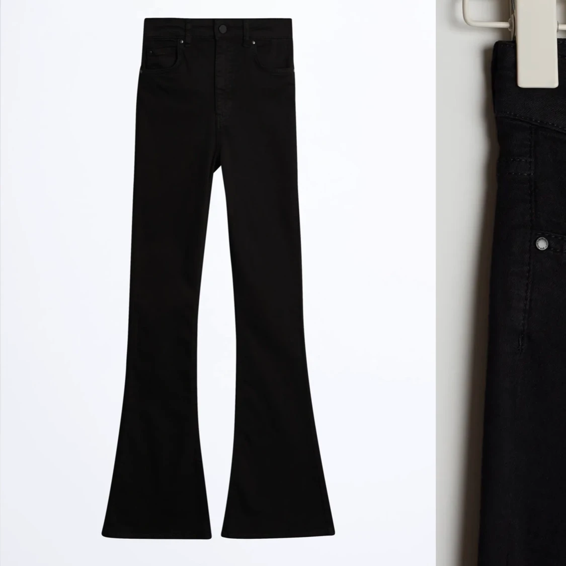 Svarta boothcut jeans 