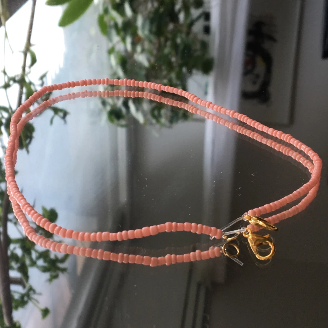 Peach-halsband