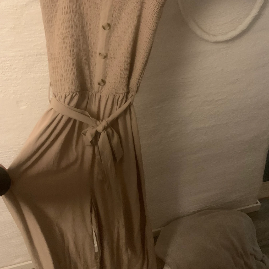 Beige jumpsuit 