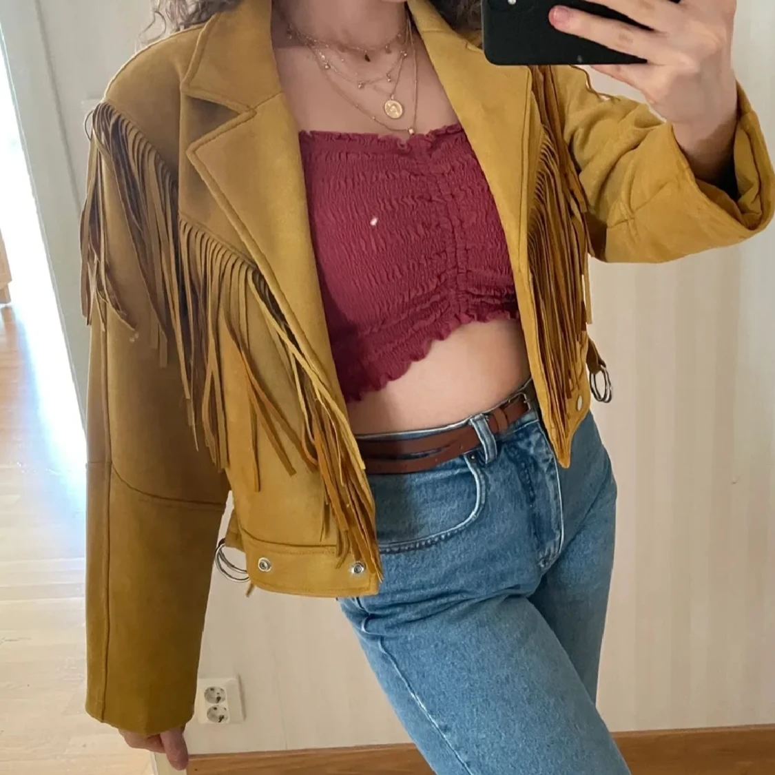 Gul fransjacka i mockaimitation - 90