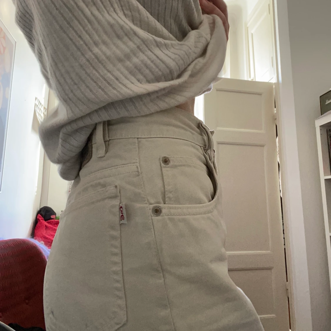 Högmidjade byxor - 91