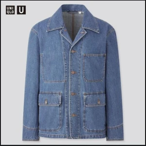 uniqlo denim jacka - Passar för alla, storlek S. Jag är 170cm lång. 299kr ingår frakt. 