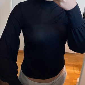 Glittrig blus - Glittrig blus med vida armar. Endast använd enstaka gång. Materialet är aningen transparent. Storlek L men är mer som storlek S. Köparen står för frakt (66kr spårbar)