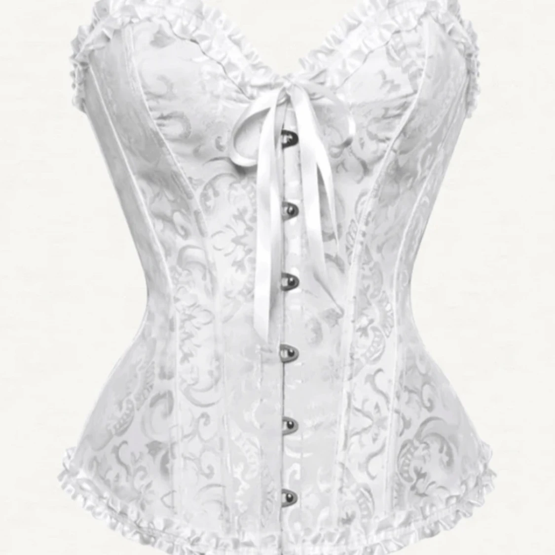Vit korsett 