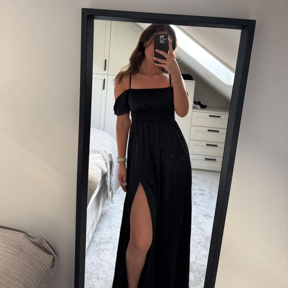 Svart långklänning 