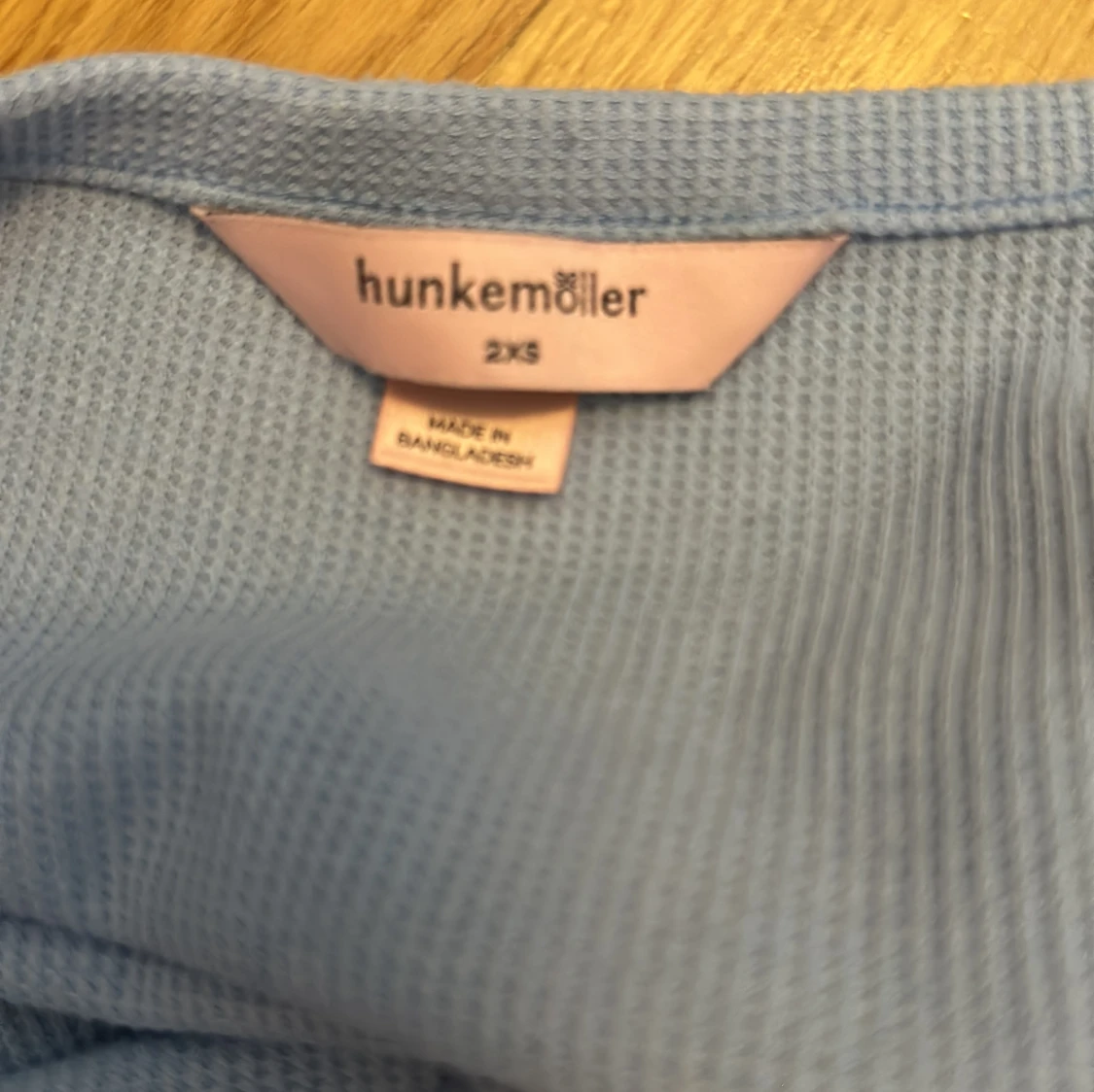 Ljusblå långärmad topp - 3