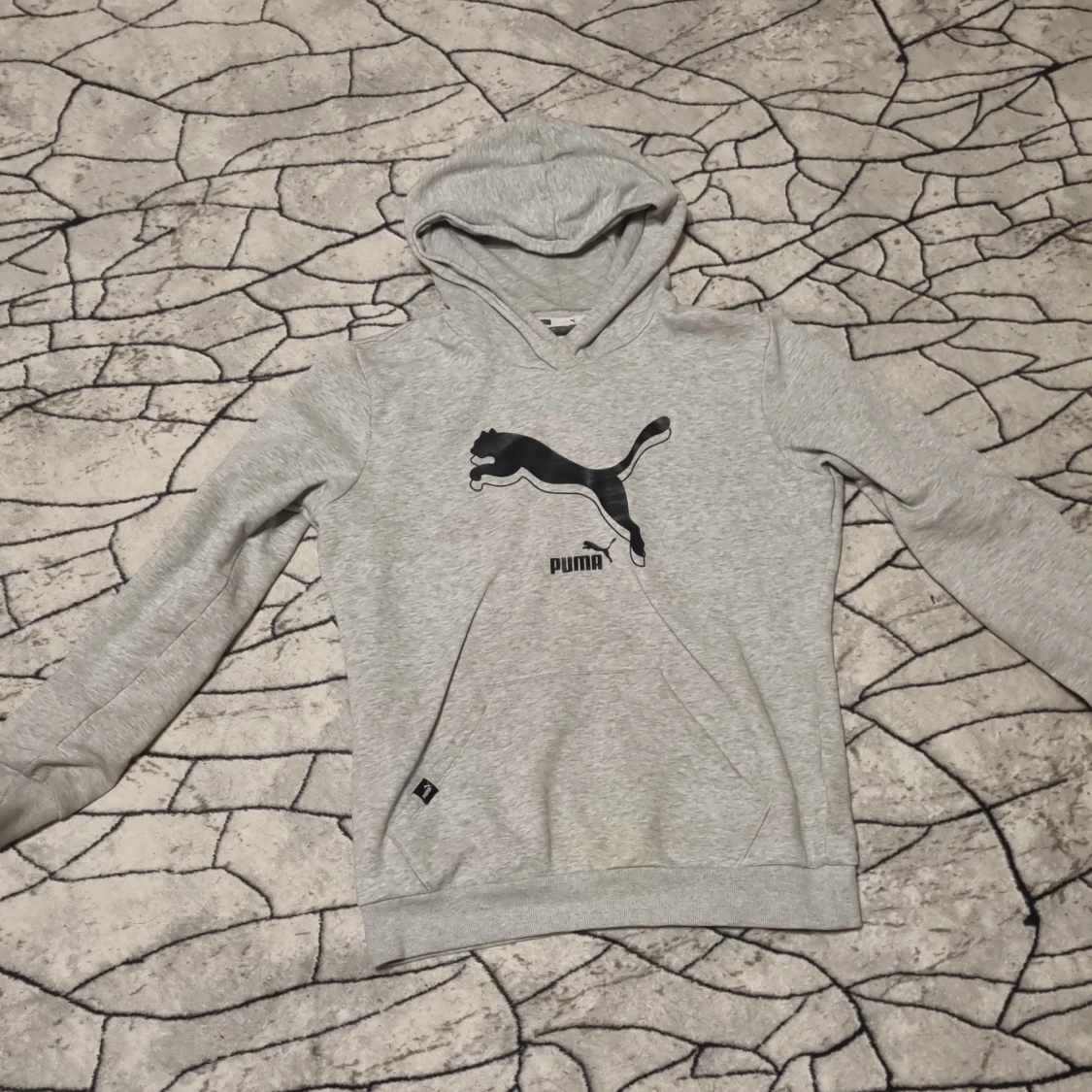 Grå hoodie från Puma