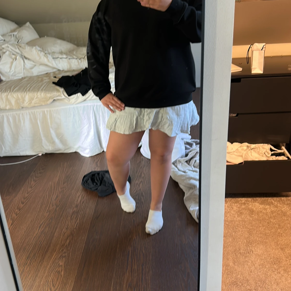  baby ljus blå volangkjol - 1